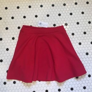 red skater skirt, windsor