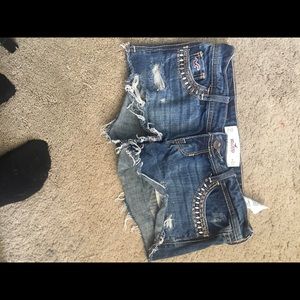 Hollister shorts with beading.