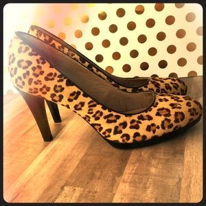 Franco Sarto Leopard Heels
