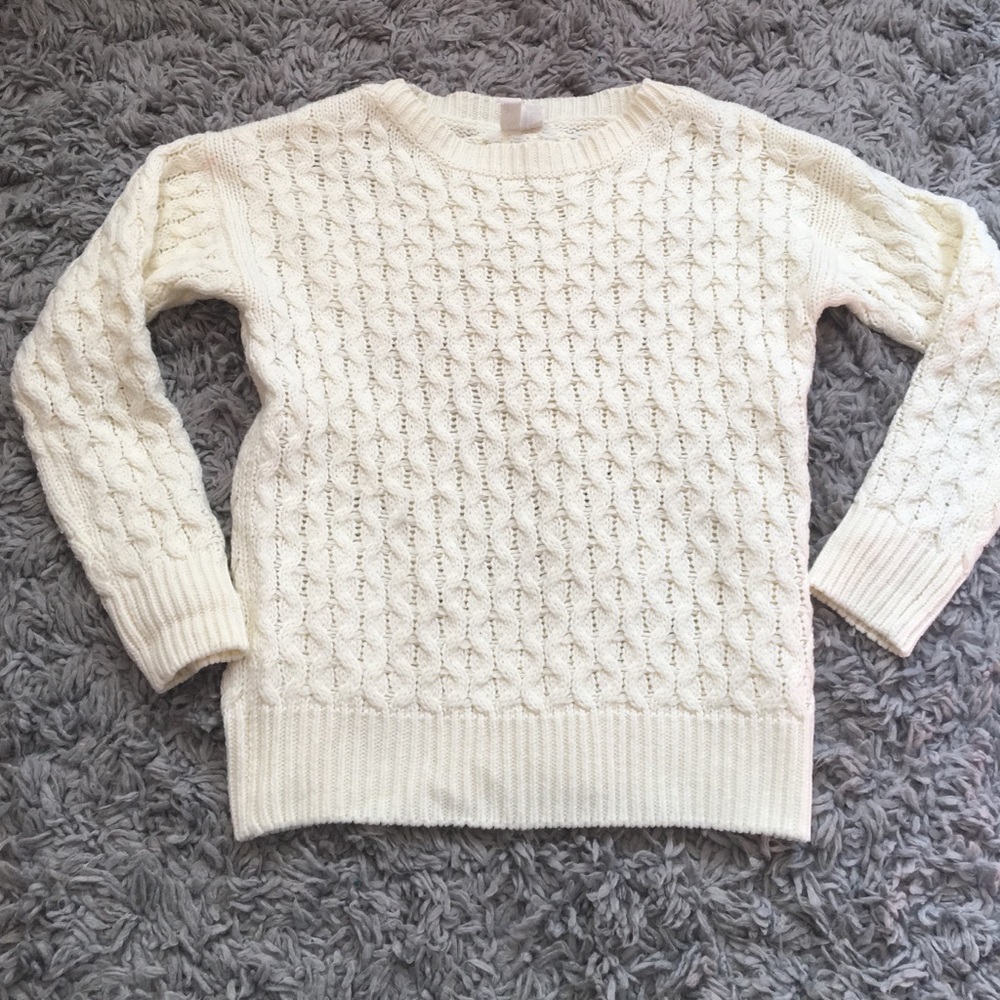 Beige Forever 21 Sweater