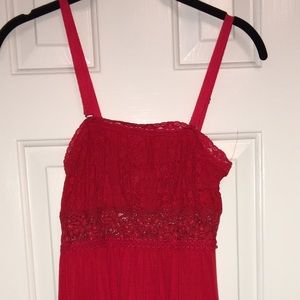 Free People Red Slip  size S/P