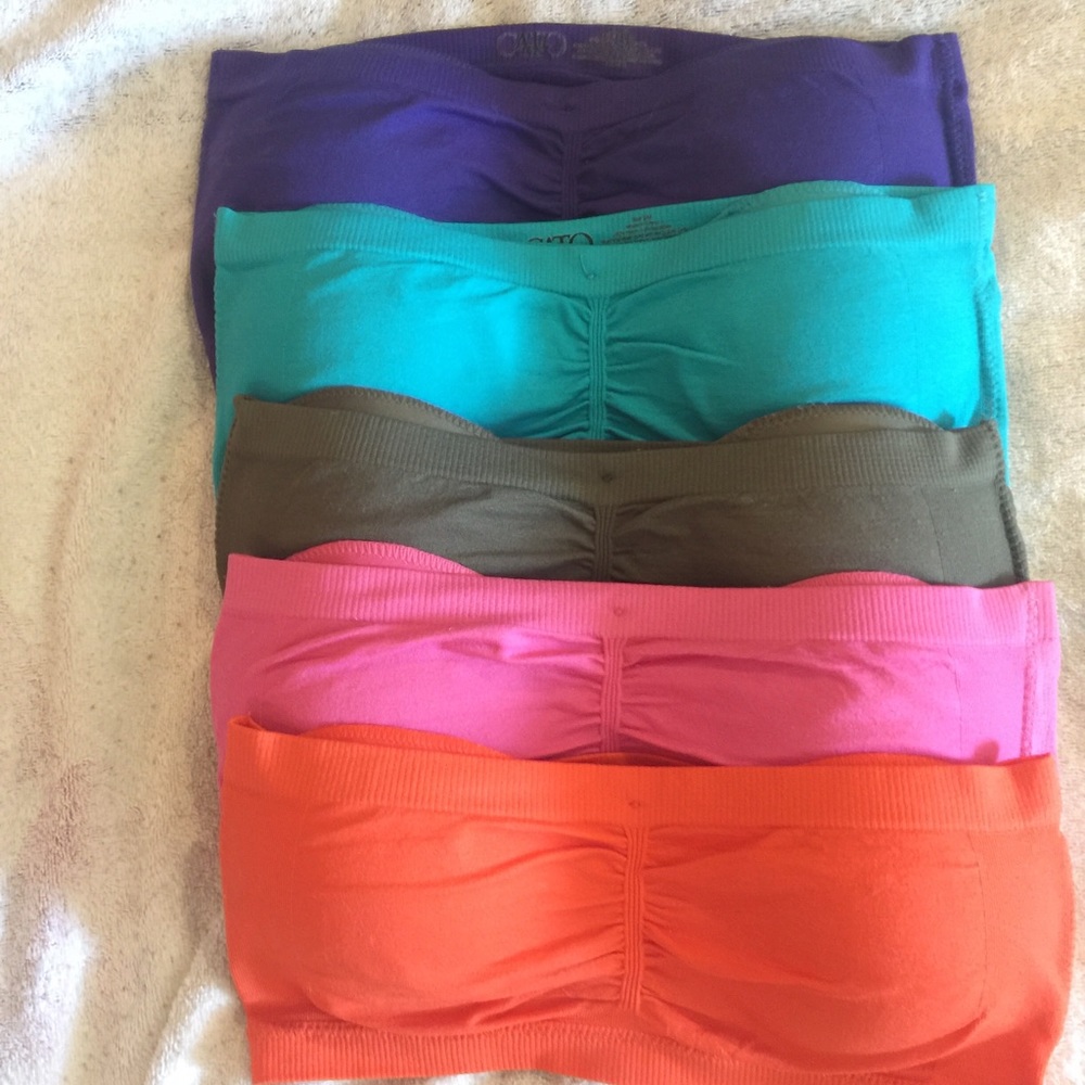 5 - Bundle bandeau tops. S/M