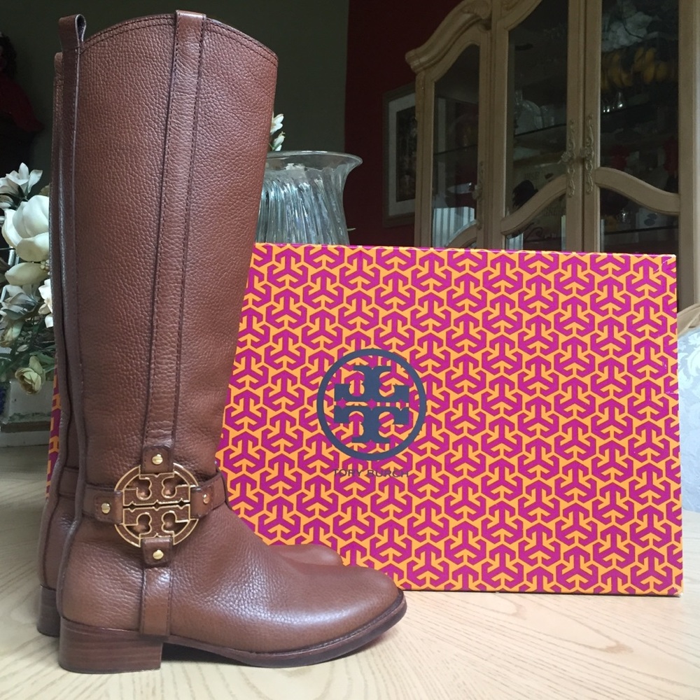 Tory Burch riding boots.
