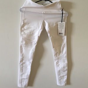 Brand New 90 Degree white mesh leggings