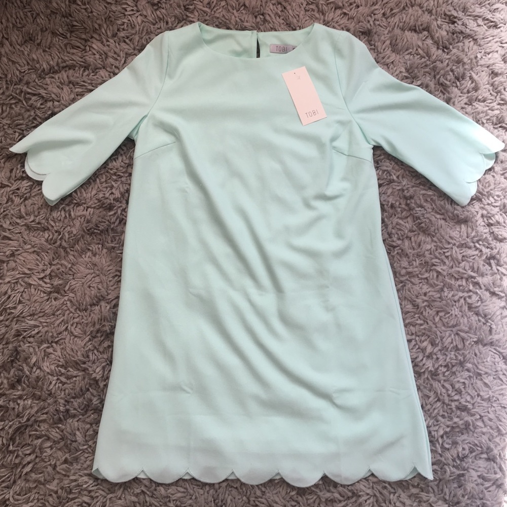 Tobi Mint Shift Dress