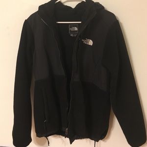 Black north face with hood