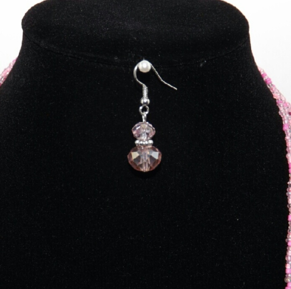 Pink Necklace Set - Picture 3 of 4