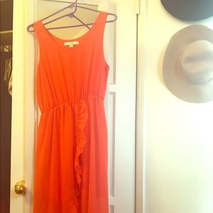 Bright Orange Forever 21 Dress.