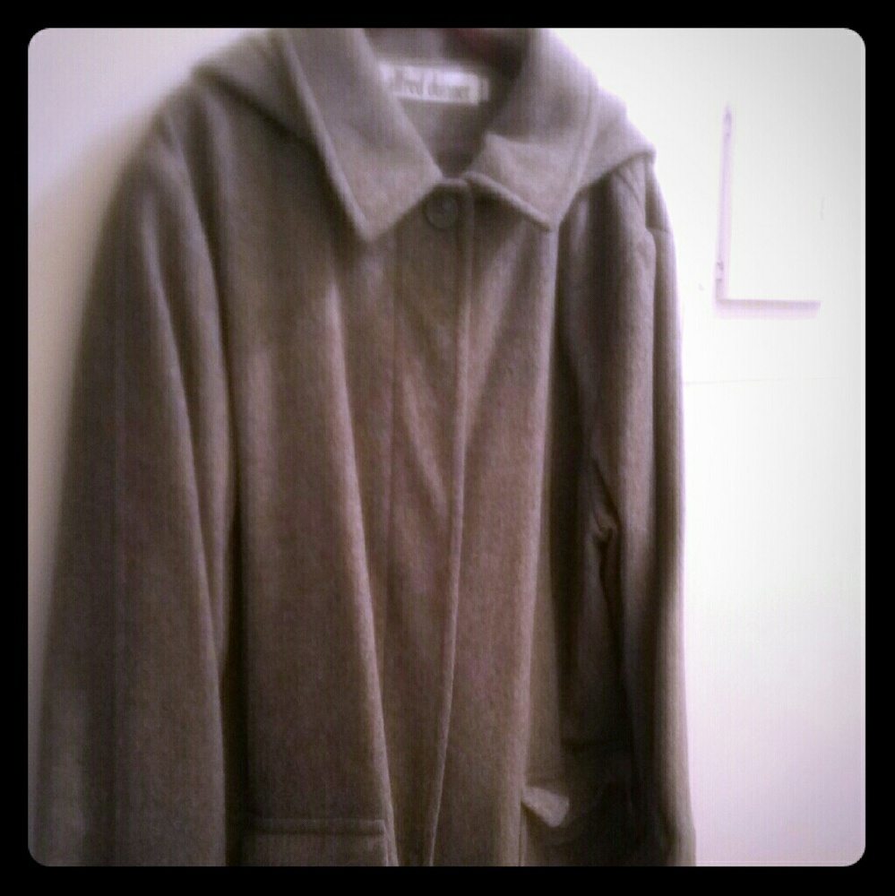 WOMEN HOODED WOOL COAT