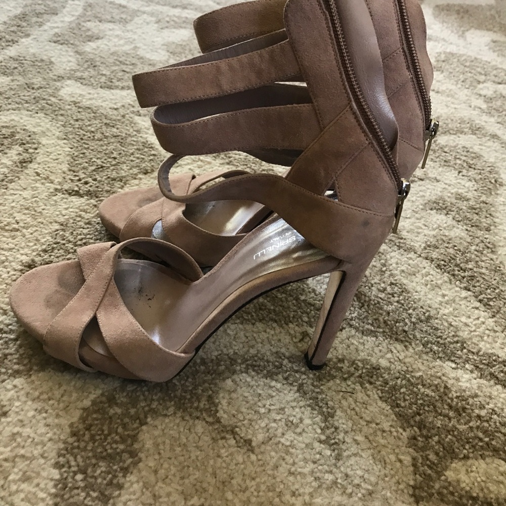 Tania Spinelli Italian Suede Ultra High Stilettos