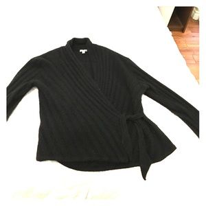 J Jill 100% cashmere wrap sweater