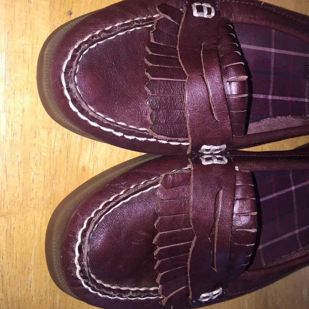 Women's leather Sperry top-slider loafers!