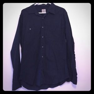 J. Crew button down dress shirt - dark blue