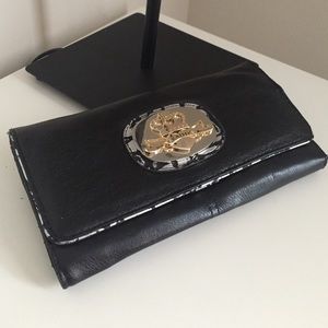 New Kathy Van Zeeland Black Wallet