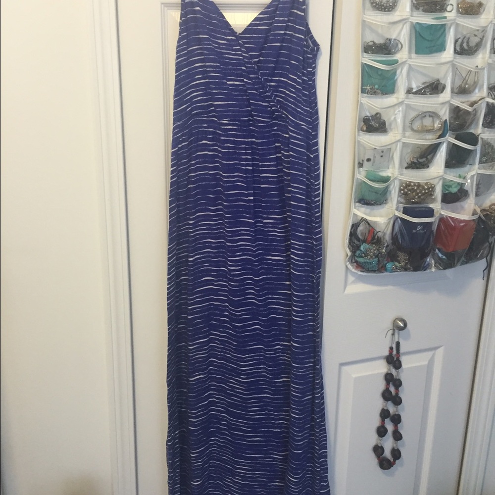 Gap cross front surplice maxi dress