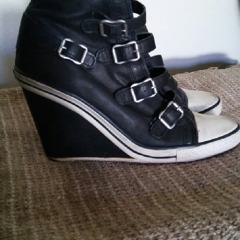 Ash Limited Leather Wedge Sneaker!