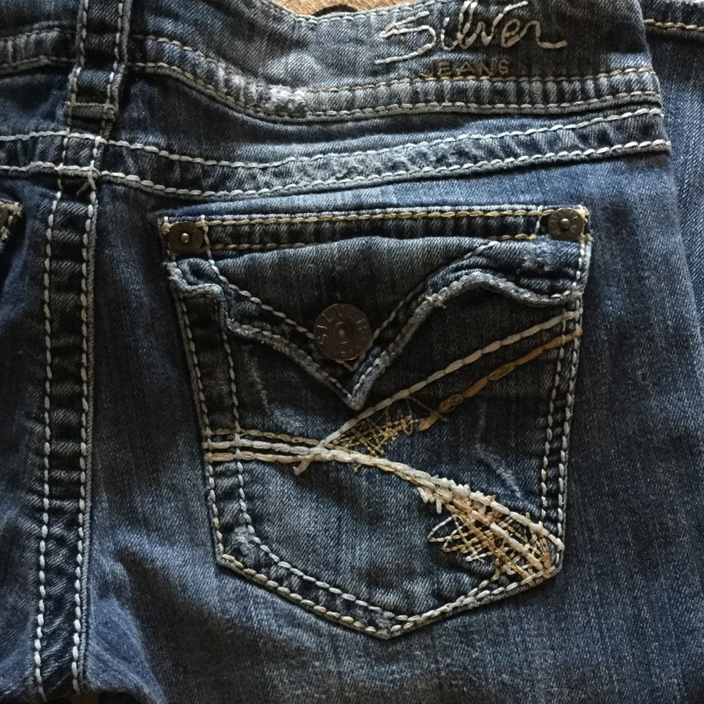 Silver jeans capris
