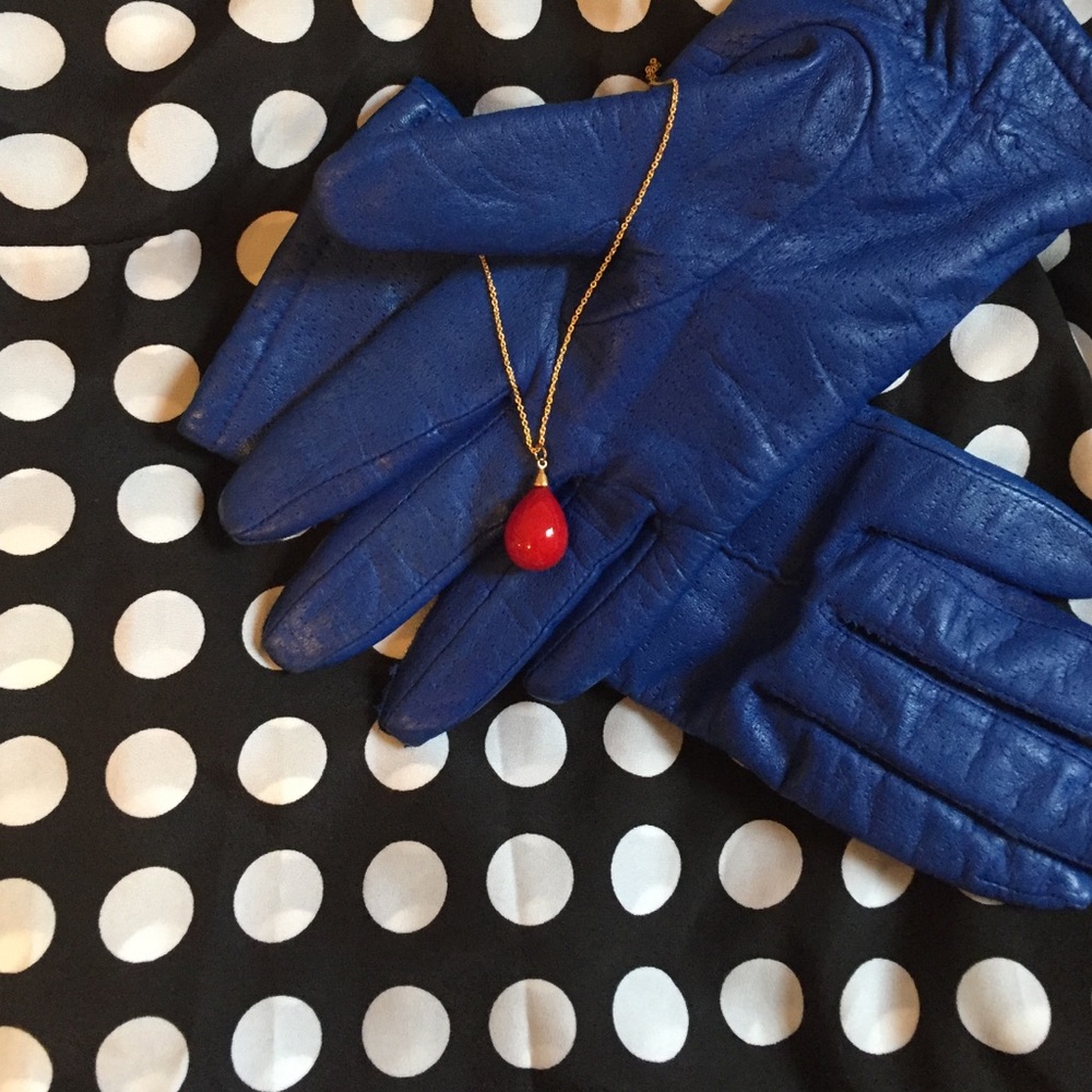 Red Drop Necklace