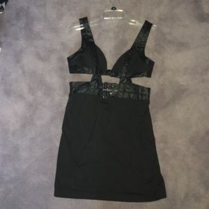Black mini dress size small