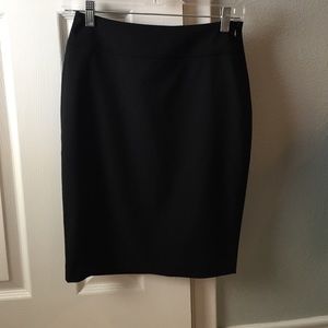Black pencil skirt