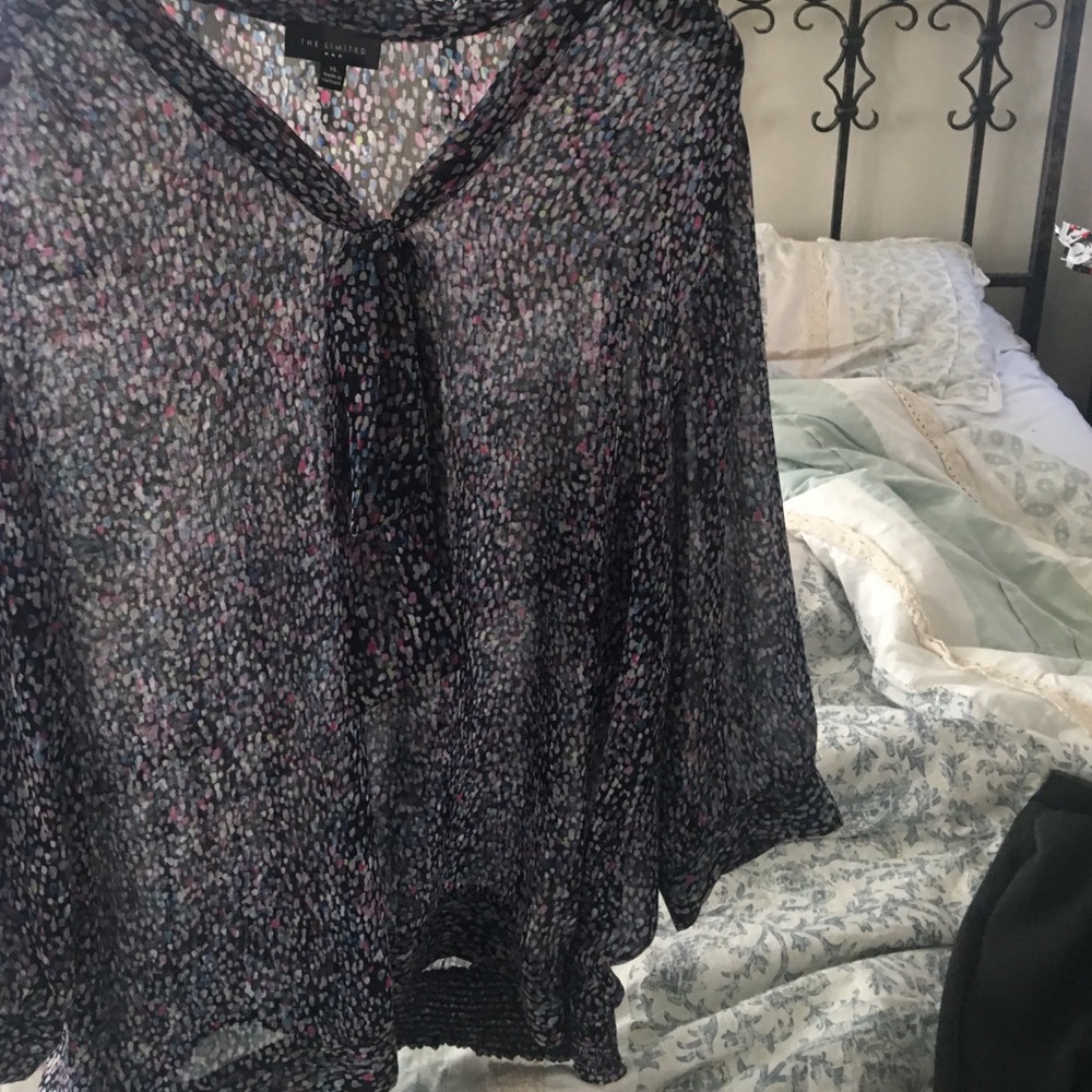 Limited Sheer Blouse super cute !