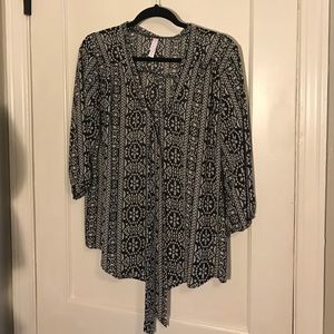 Print Blouse Like New!