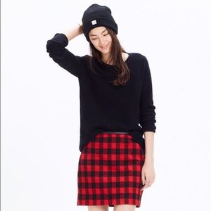 Madewell Plaid Skirt