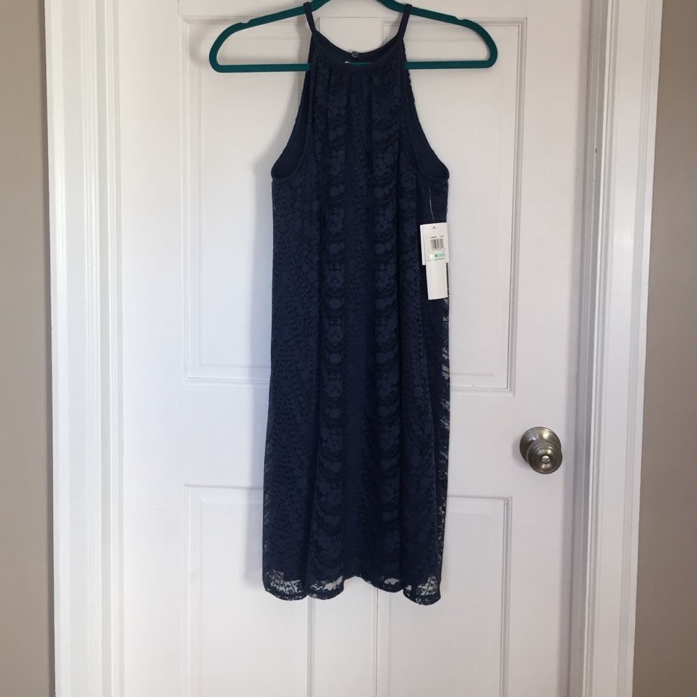 MAKE OFFER👗London Times Trapeze Dress - Blue - 8