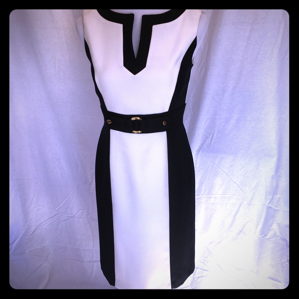 Like-new Belted Tahari Dress