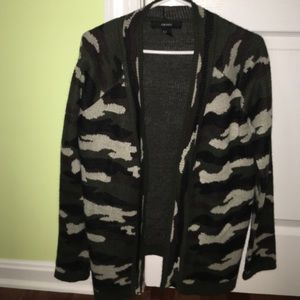 Camo cardigan