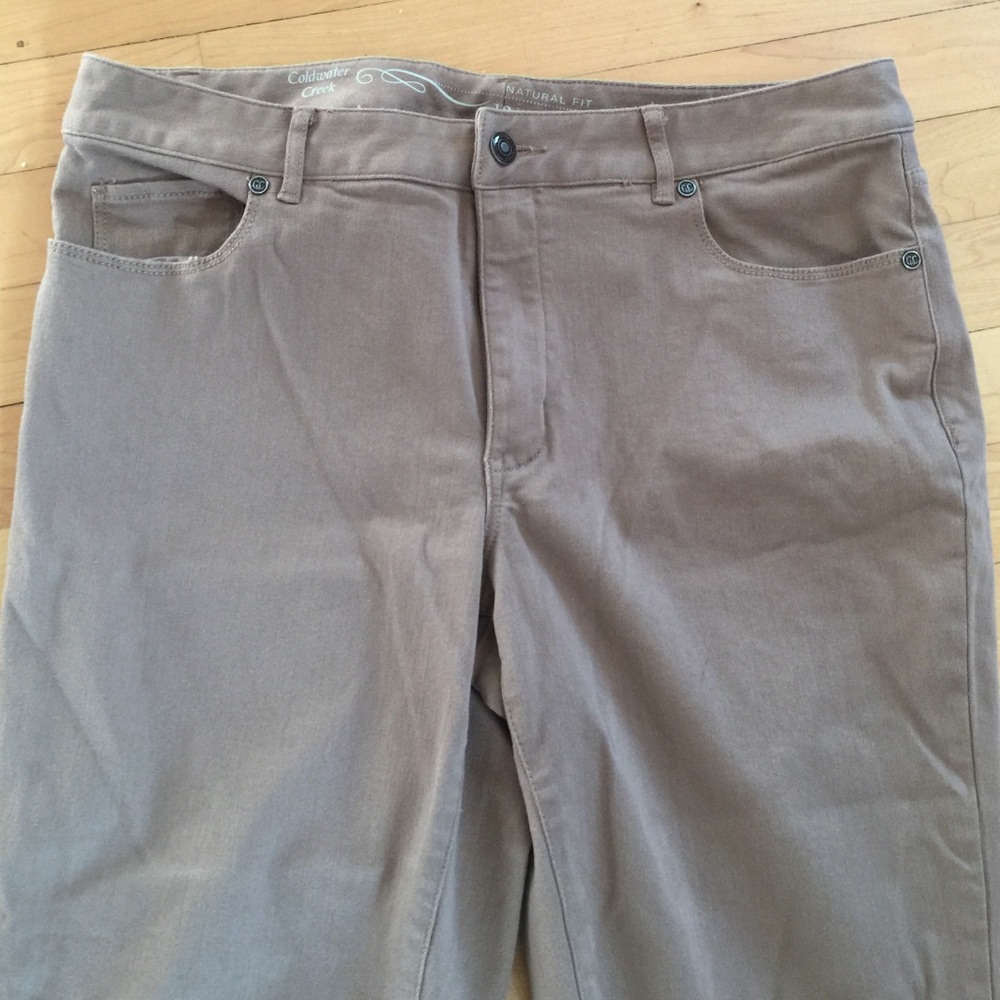 Cold water creek "natural fit" pants!