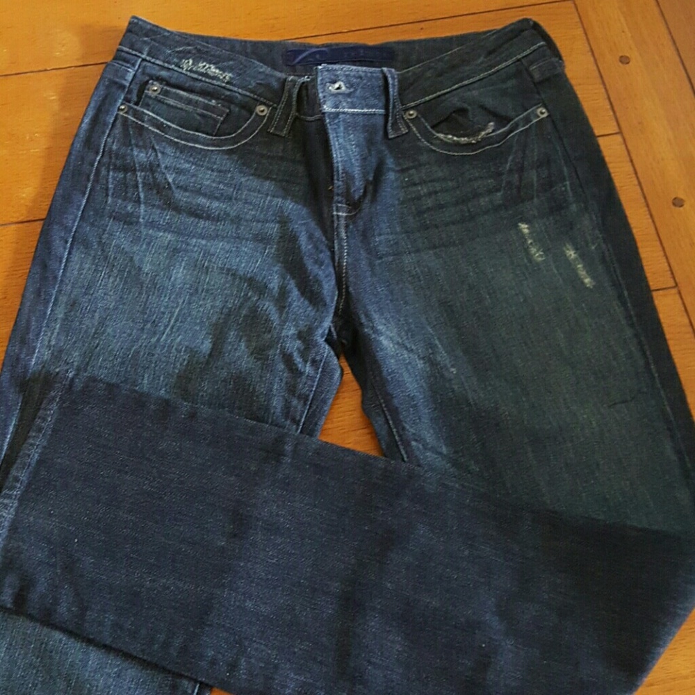 Brand new - with sticker on leg.   Refuge jean