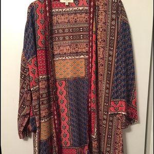 Multi colored cardigan