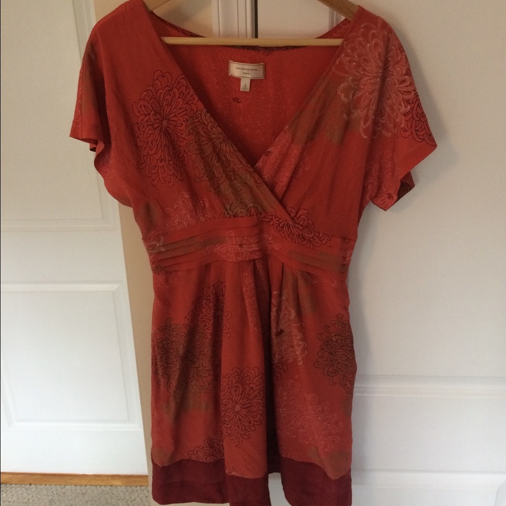 Anthropologie Silk Dress
