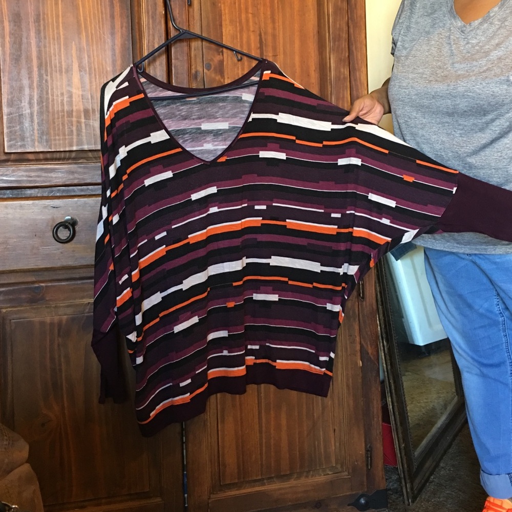 Aztec long sleeve top