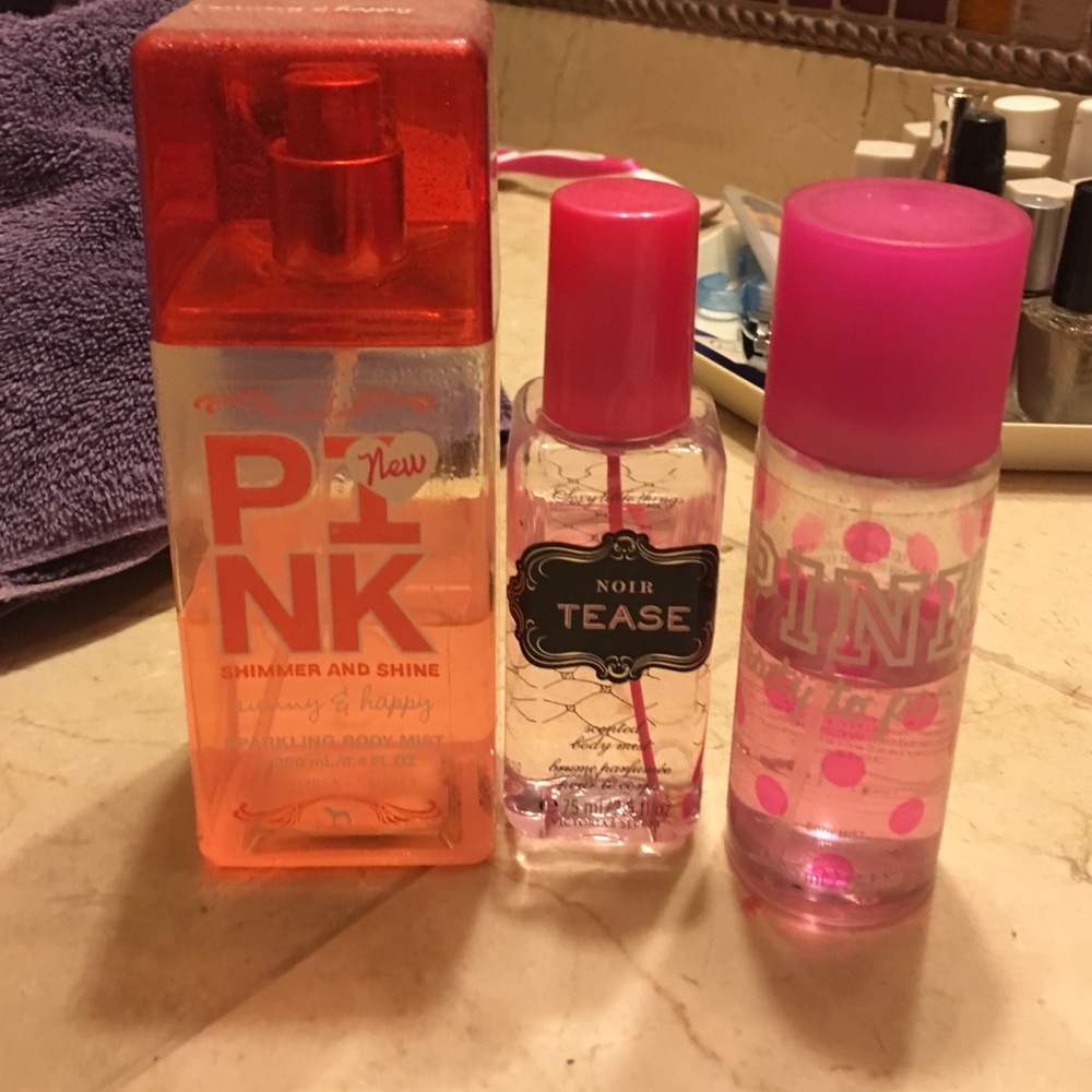 Victoria's Secret pink perfumes
