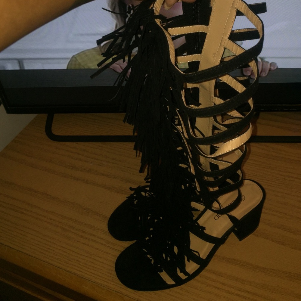 Gladiator Sandals size 7 worn once!!!!