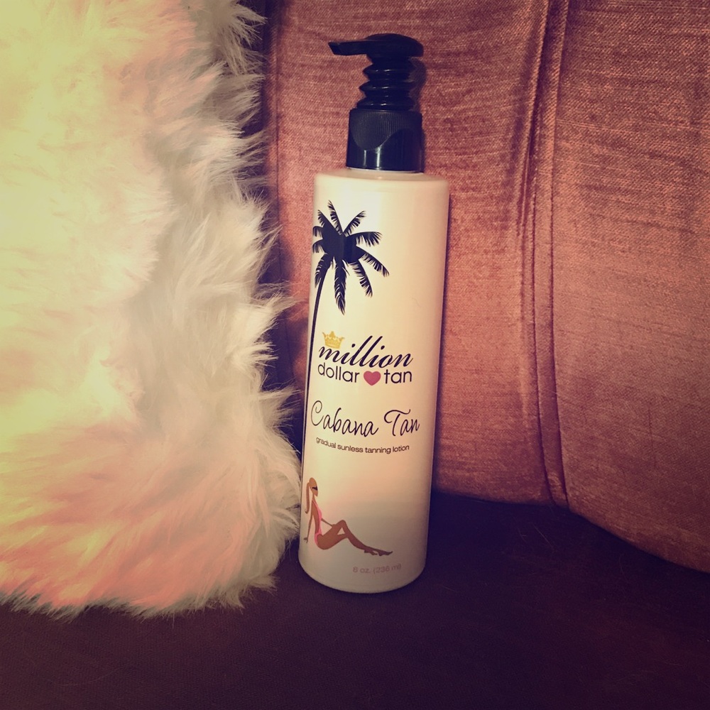 Million dollar tan "Cabana tan" self tanner lotion