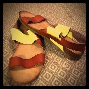 Mossimo, faux leather and elastic sandals