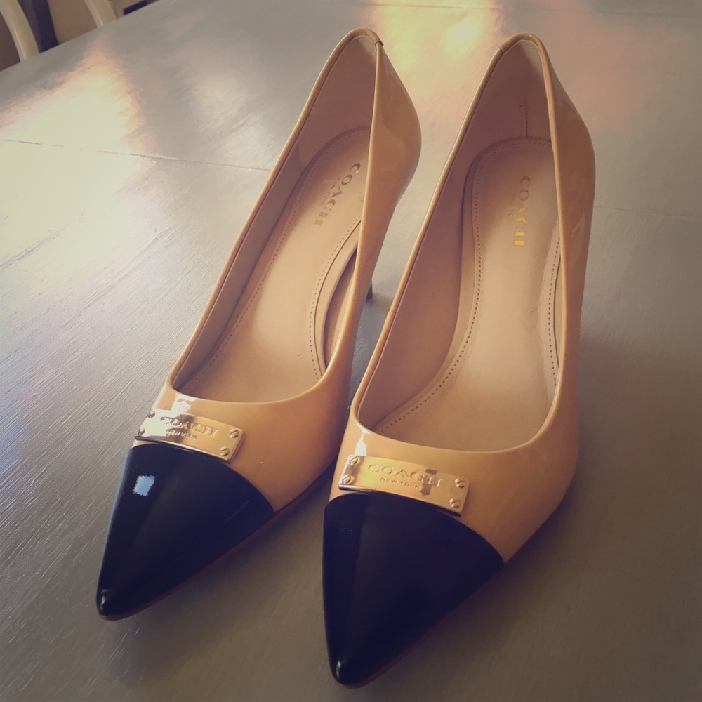 FINAL PRICE Coach Patent Leather Heels