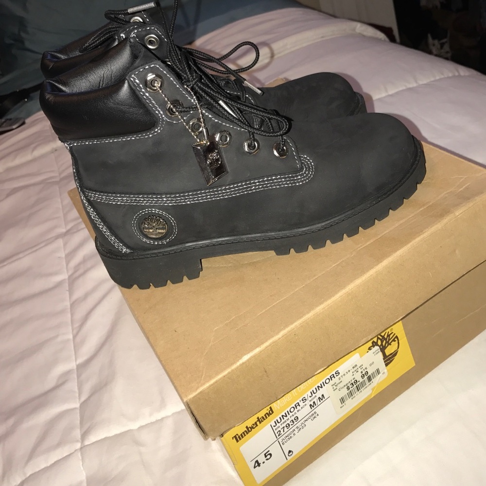 Timberland black and silver