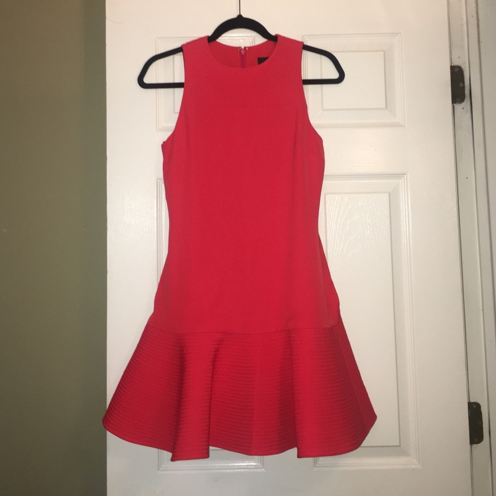 Mini flounce dress