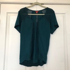 Madewell Aqua Blouse
