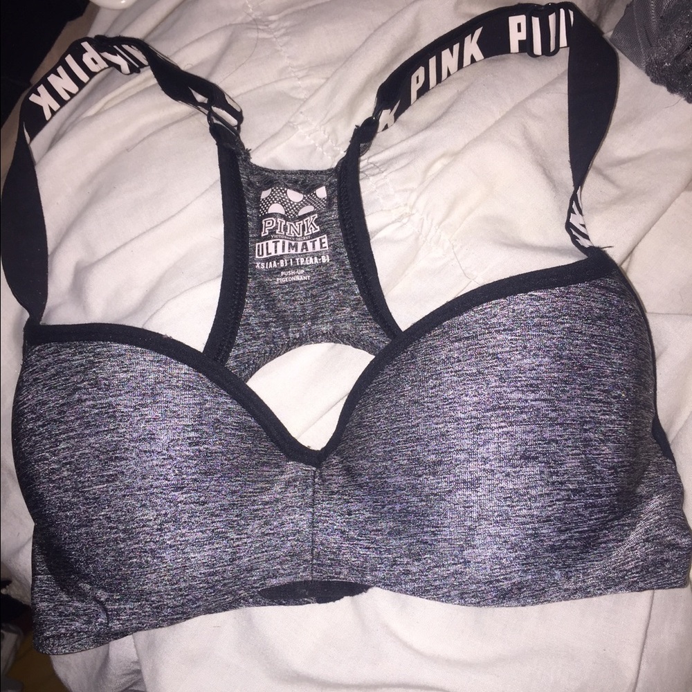 Pink bra