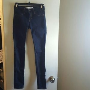 Hollister dark wash jegging