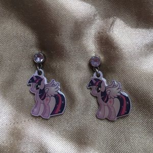 Twilight my little pony earrings