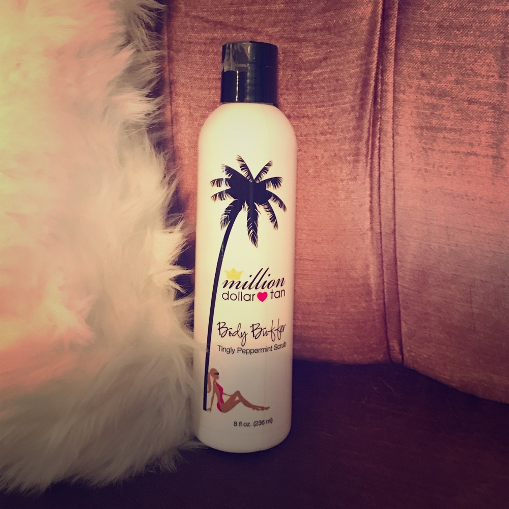 Million dollar tan "Body buffer" peppermint Scrub