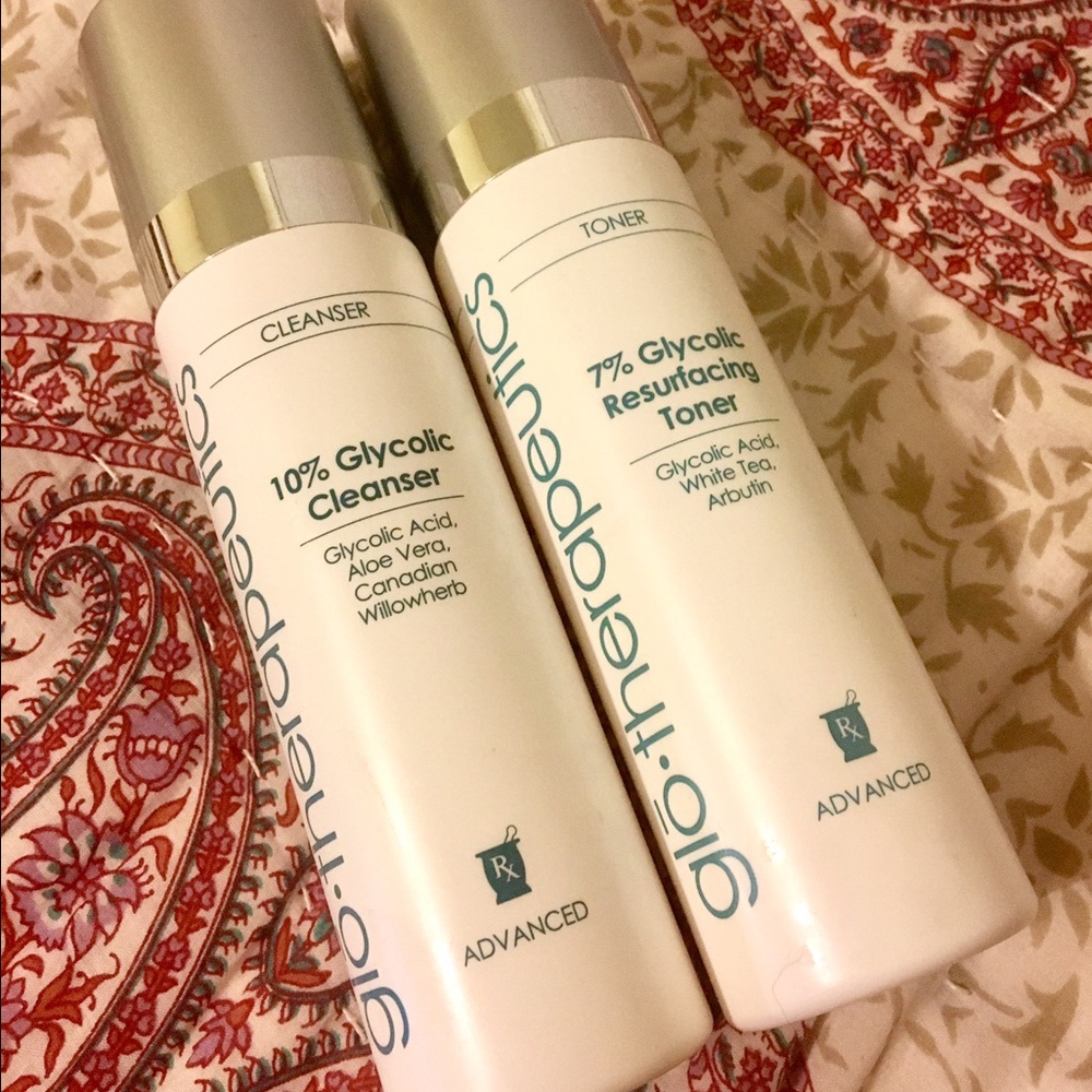 Glo Professionals Face Wash and toner set