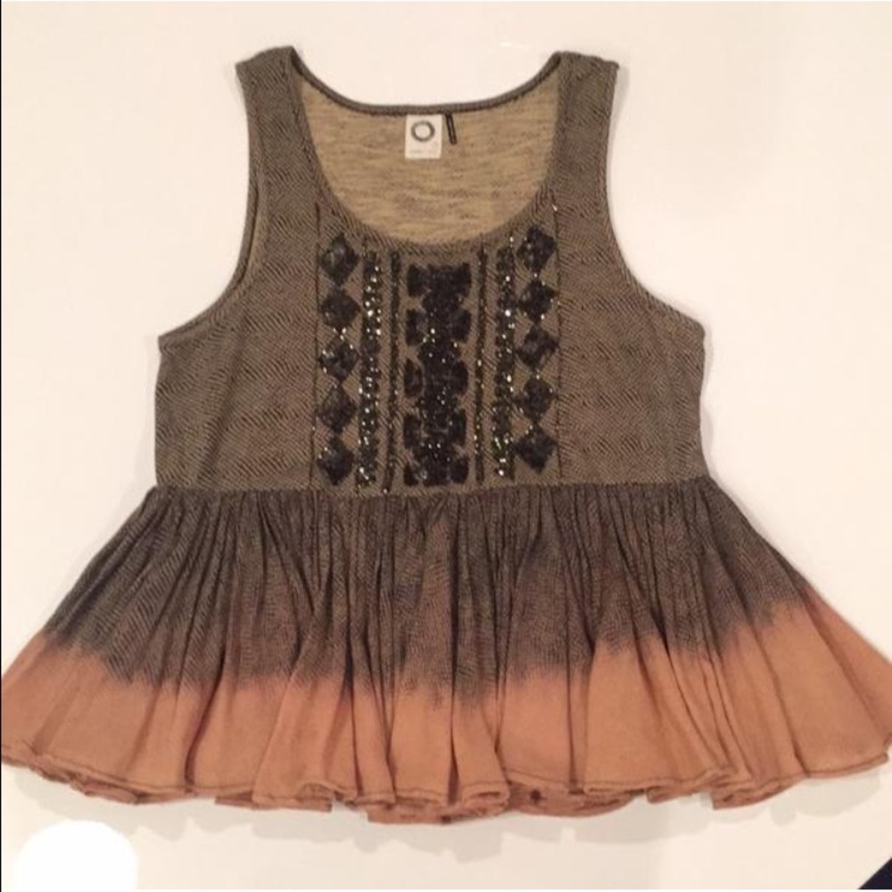 AKEMI + KIN | Beaded Top in Sand