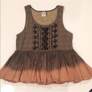 AKEMI + KIN | Beaded Top in Sand